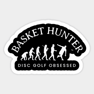 Disc Golf Addict - One Disc at a Time T-Shirt Design Sticker